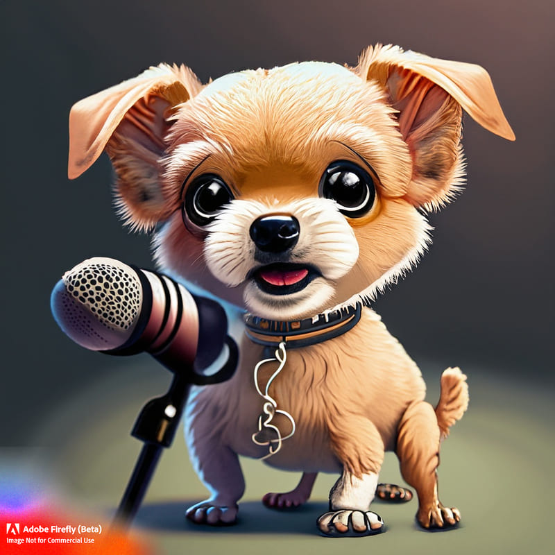 Firefly a tiny dog with microphone 79353 1